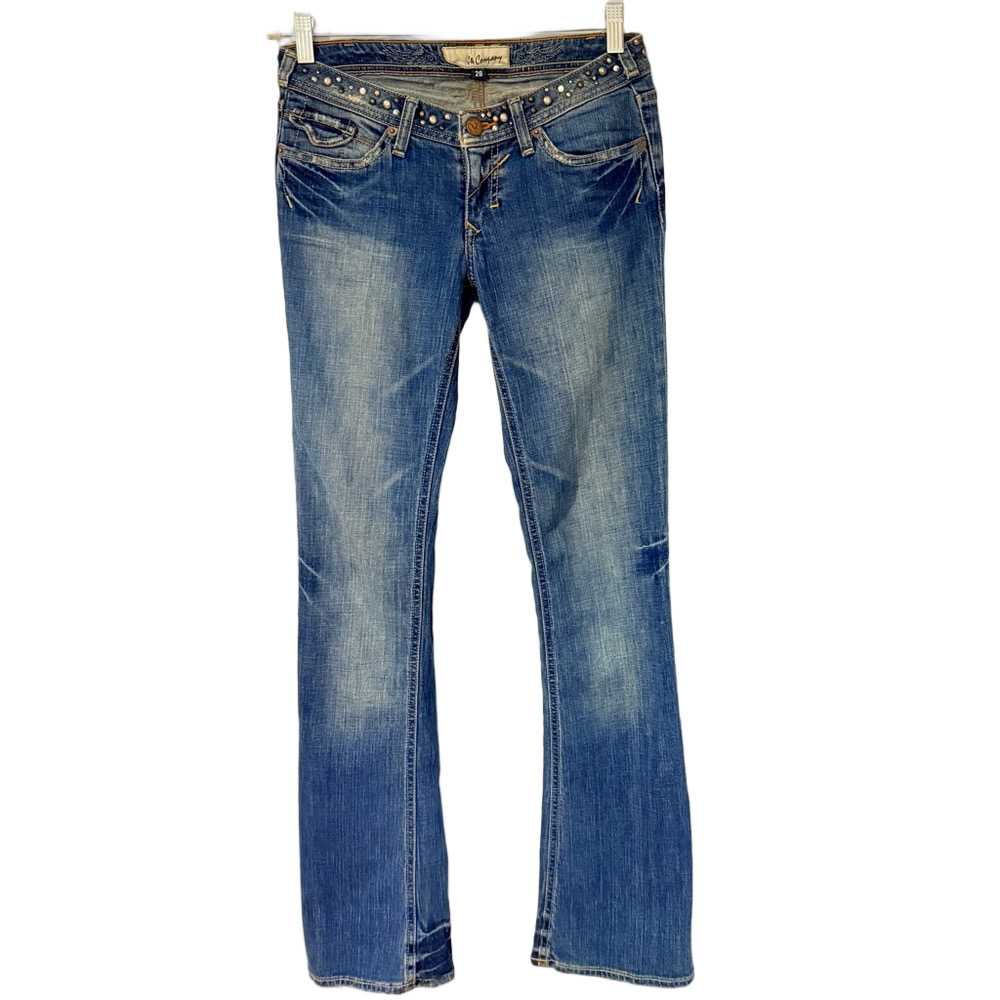 Vintage J&Company Studded Bootcut Jeans - Size 26 - Y2K/90s
